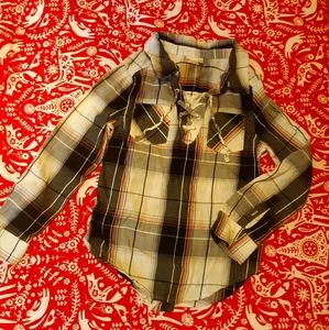 Girls plaid blouse